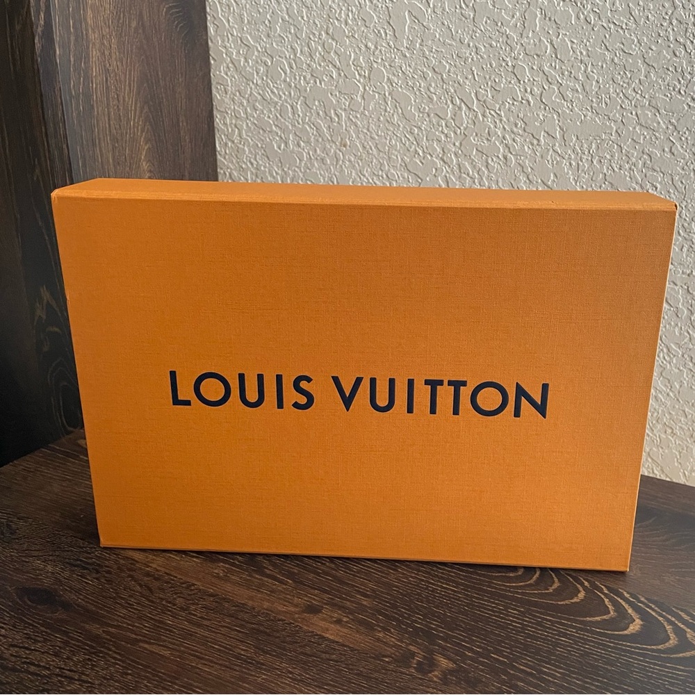 New Louis Vuitton Orange Magnetic Snap Box 12x8